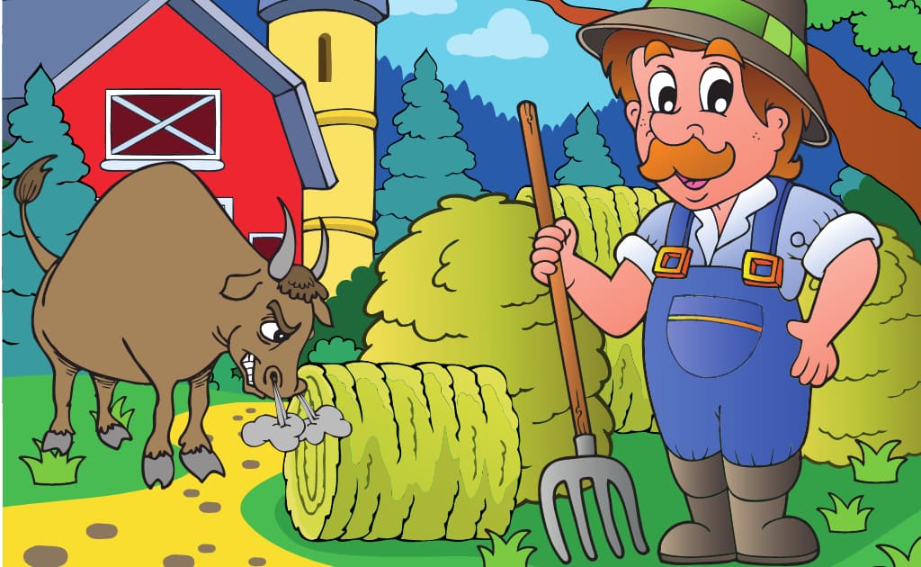 The Farmer and Bull